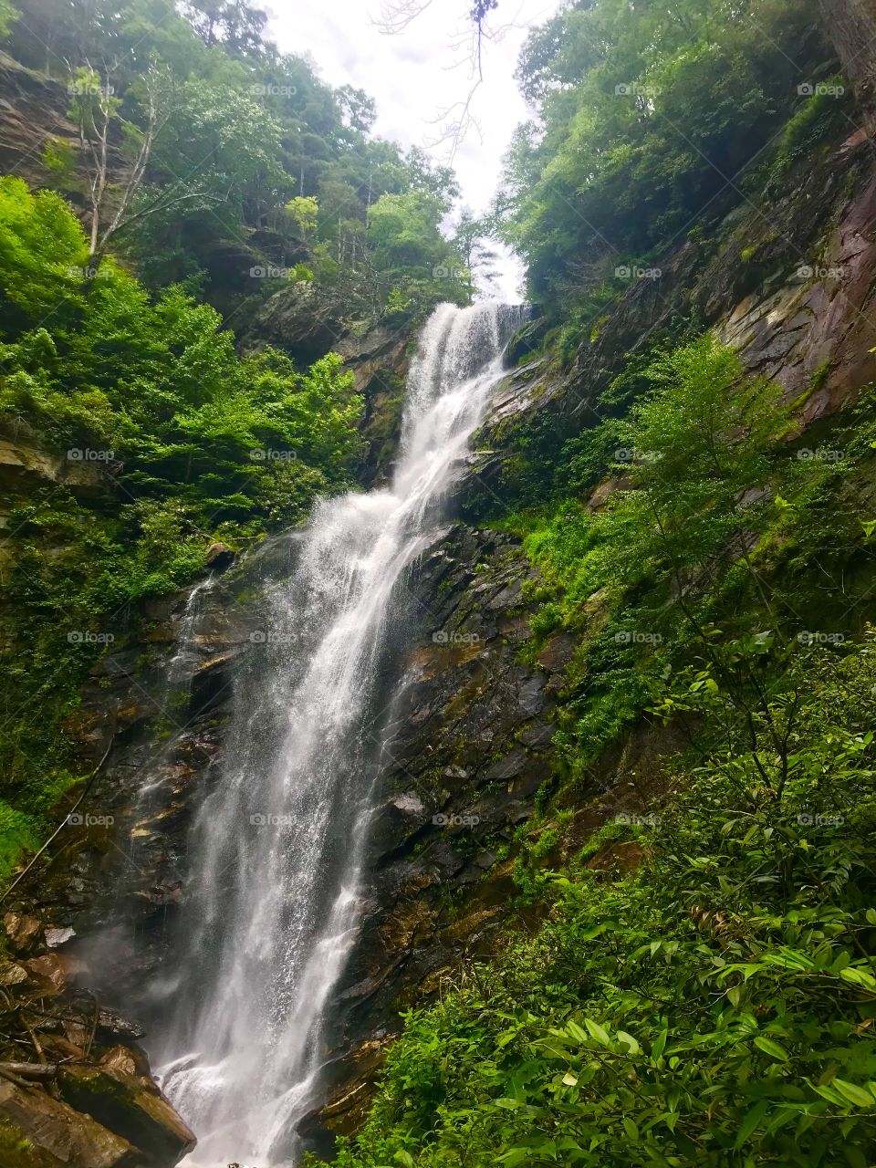 We love the Smokies! Here’s a beautiful waterfall to showcase how Mother Nature blessed the Smokies with beautiful sites!