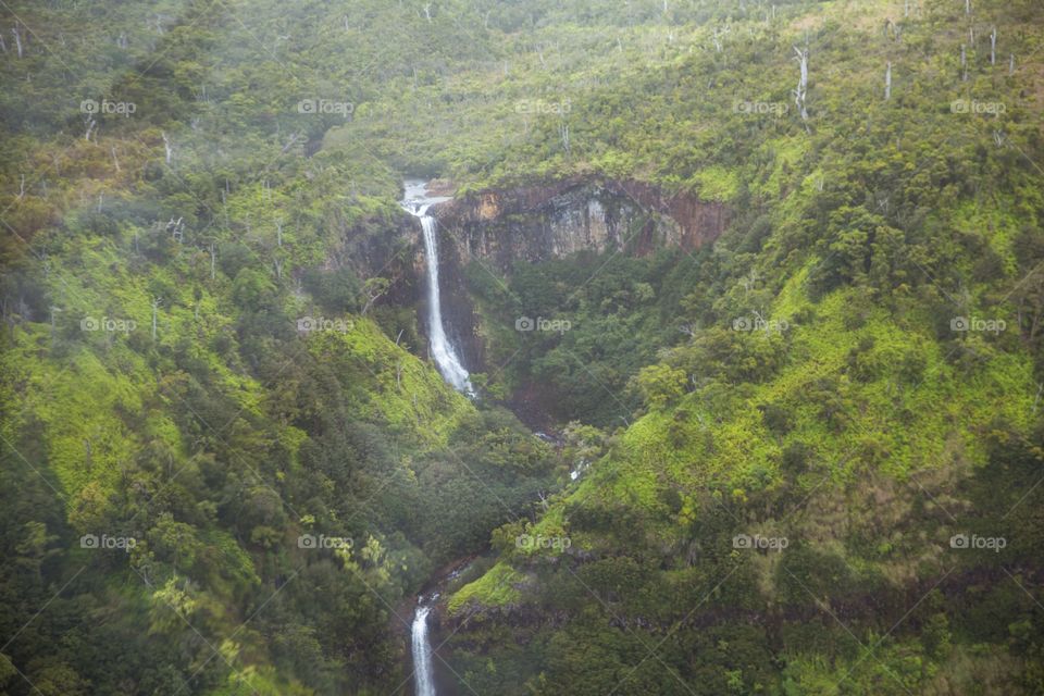 Hawaiian waterfall