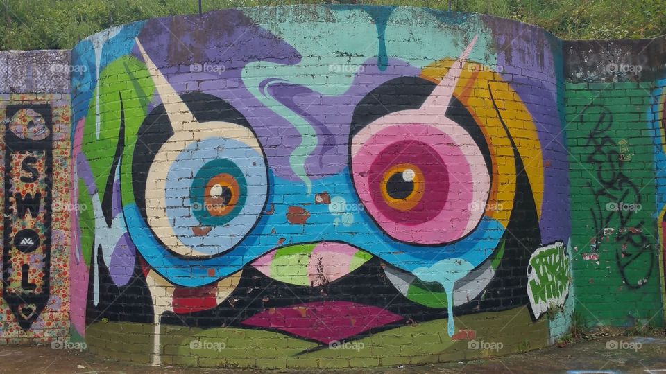 The Walls have Eyes. Street Art