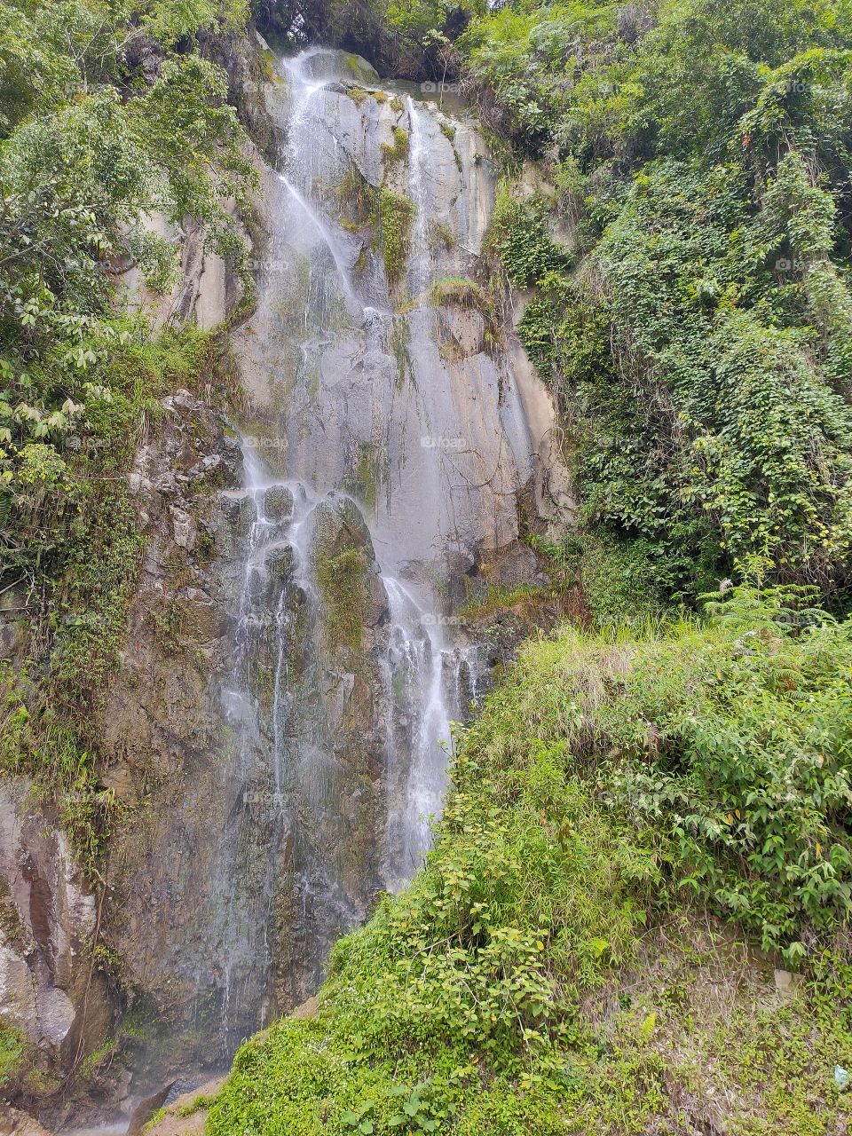 a beautiful waterfall