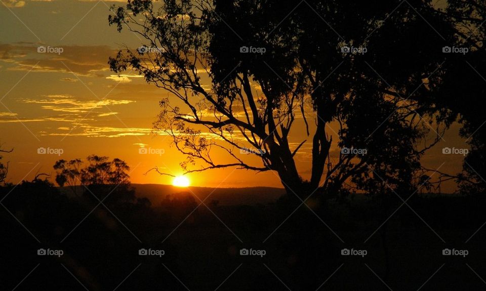 Aussie sunset
