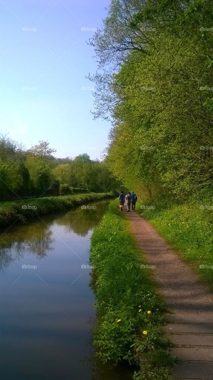 Canal walk, Cheshire
