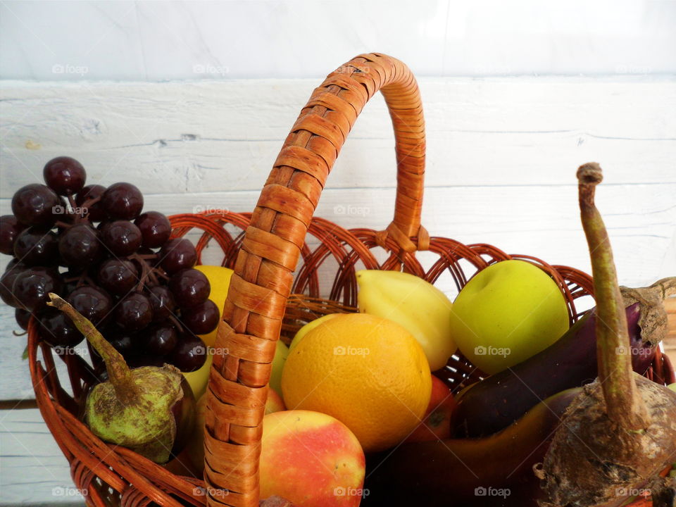 harvest of vegetables