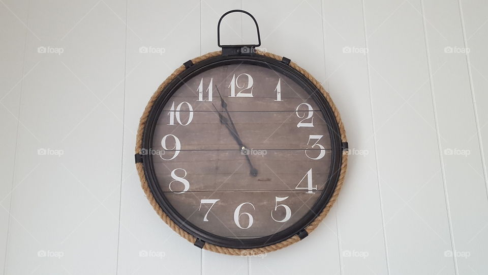 Rustic clock