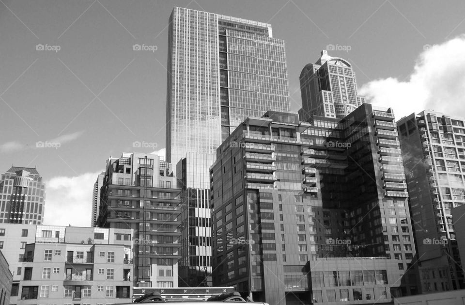 b&w skyscrapers. b&w skyscrapers