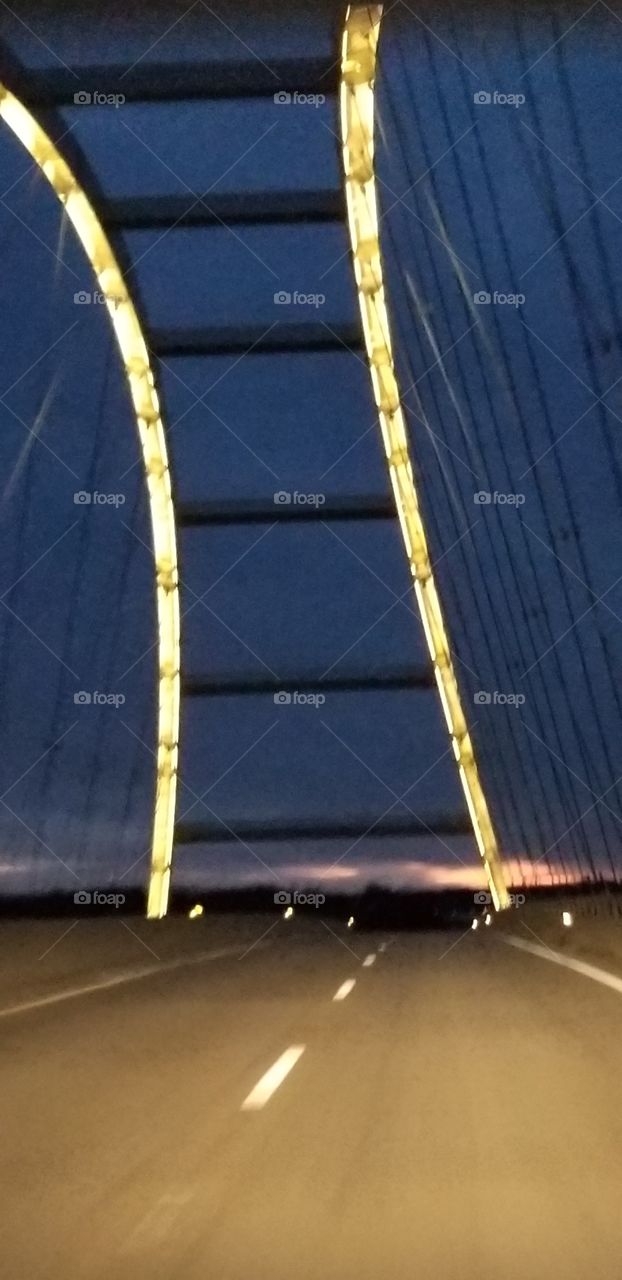 Lights on the bridge