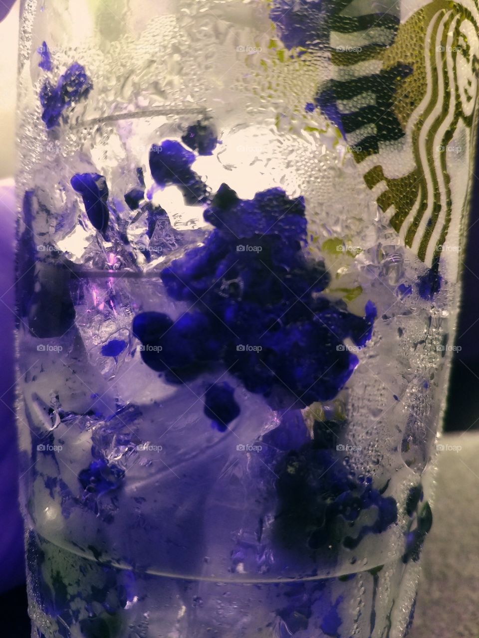 Closeup of Starbucks Very Berry Refresher