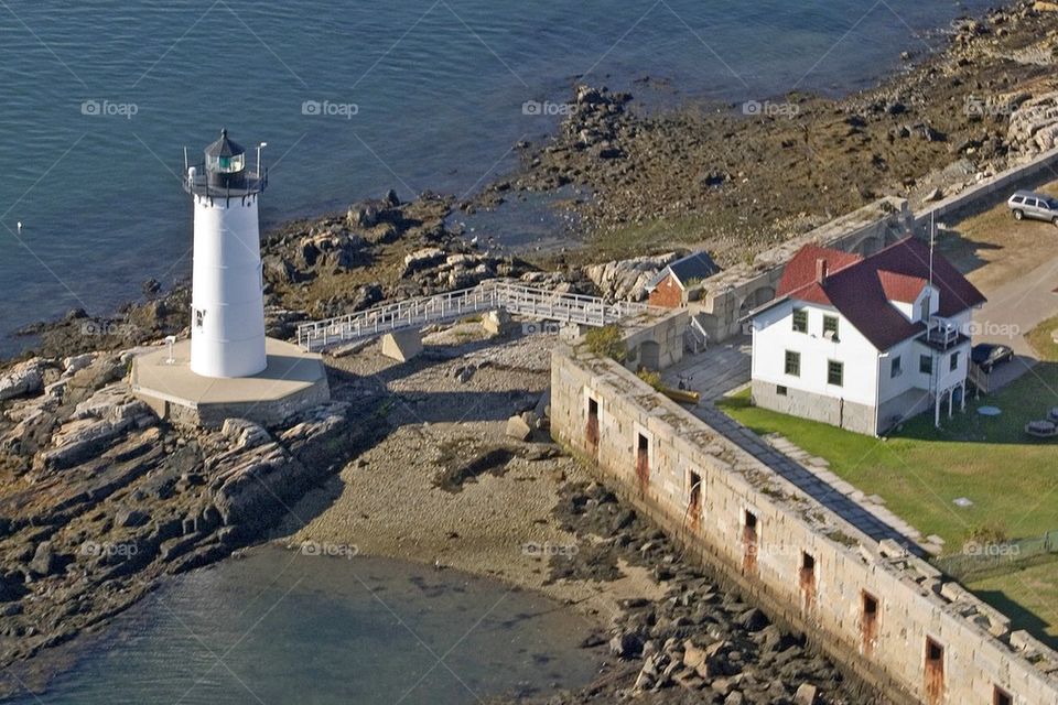 Portsmouth Harbor Lighthouse aerial