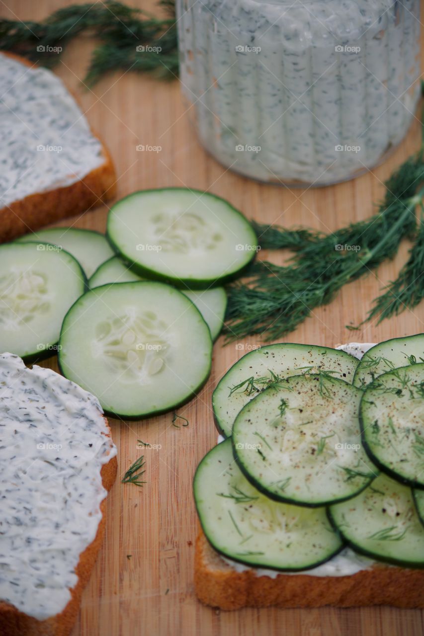 Cucumber Sandwiches 