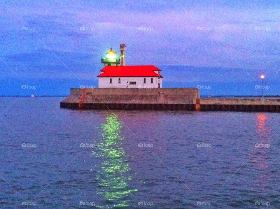 Lighthouse reflections