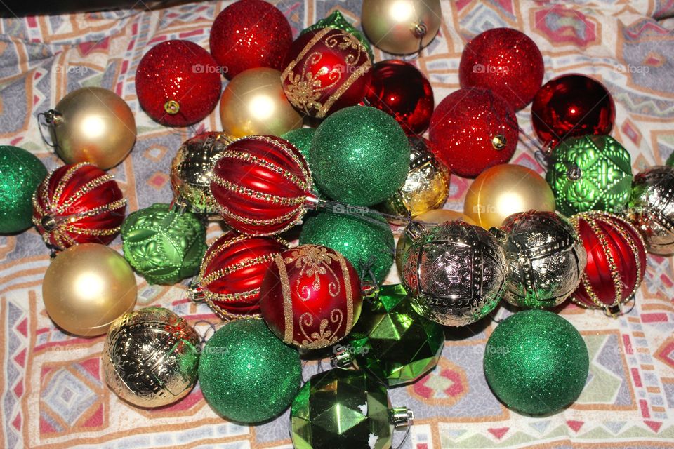Bolas de árvore de Natal 