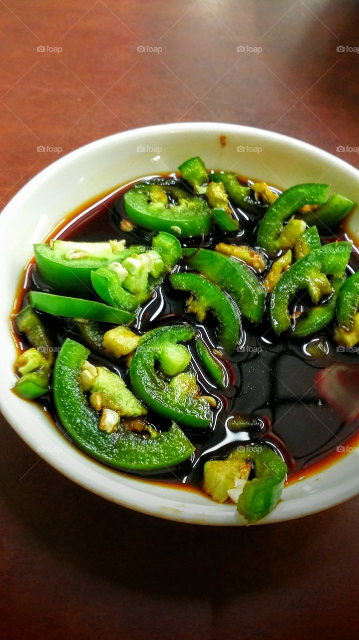 Soy Sauce with Jalapenos