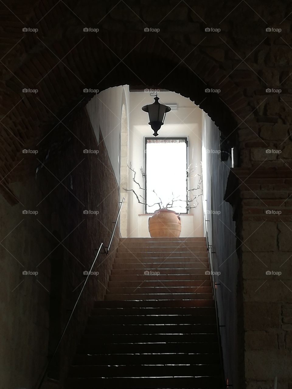 Light on the stairway