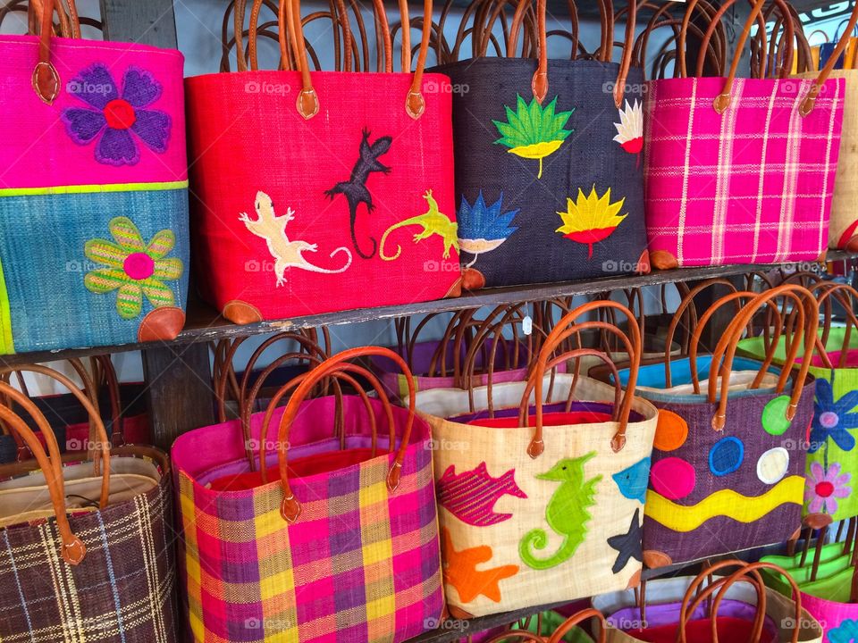 Colorful bags