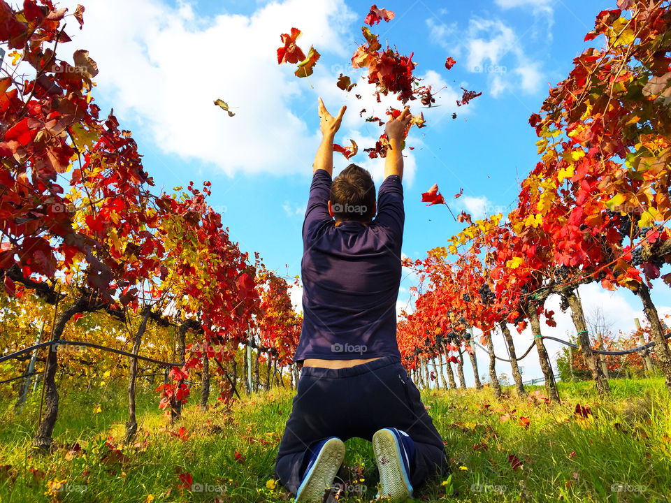 A beautiful place where I alwajs can be happy.
Red leaves,autumn  is here