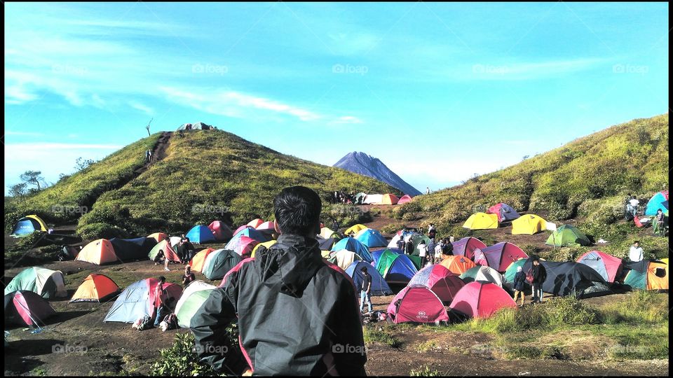 camped at cello post
Merbabu Mountain, Indonesia