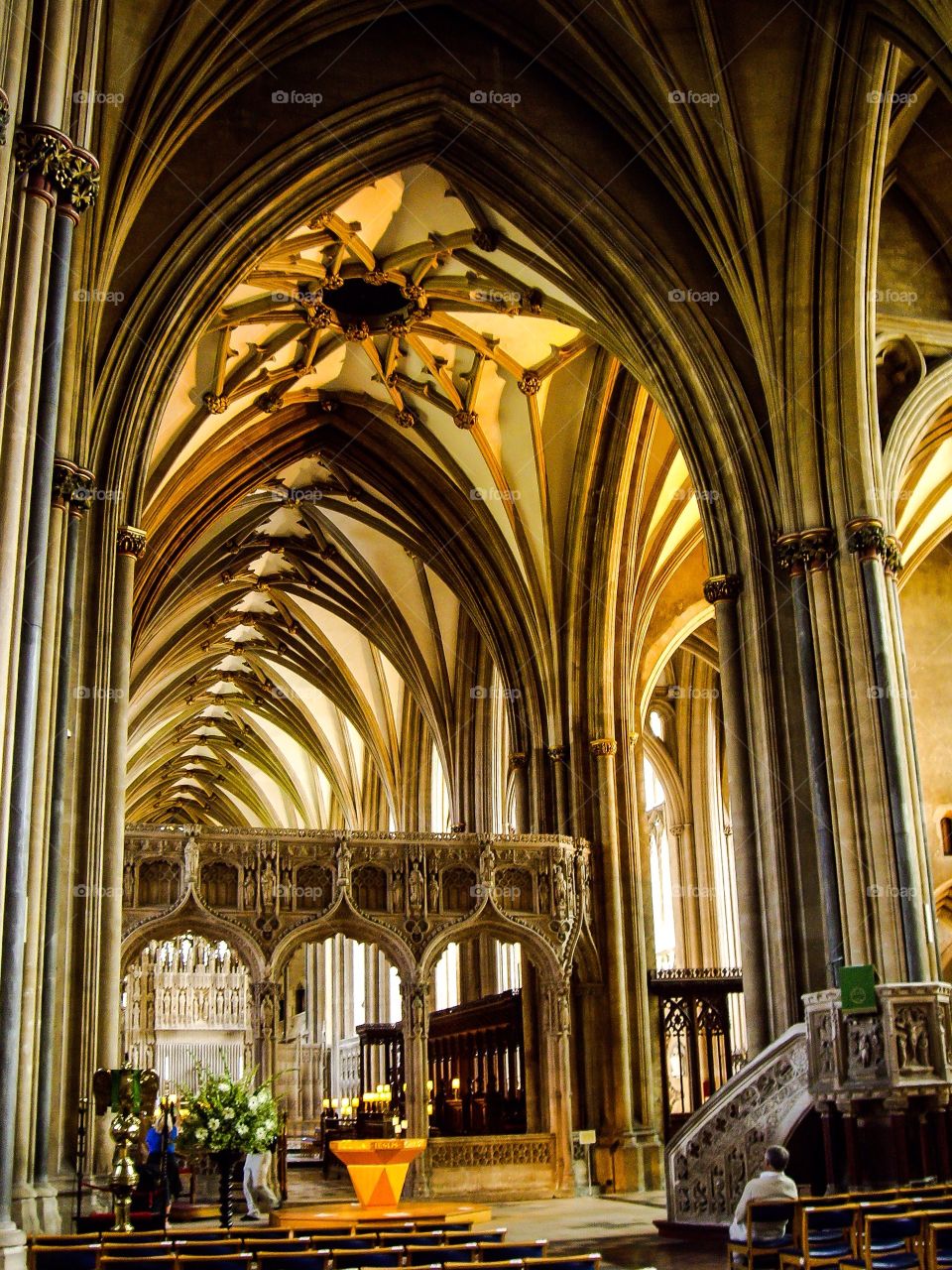 Interior Catedral de Bristol. Interior Catedral de Bristol (Bristol - England)