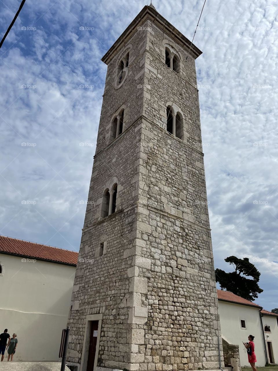 A Tower in old village in Croatia 