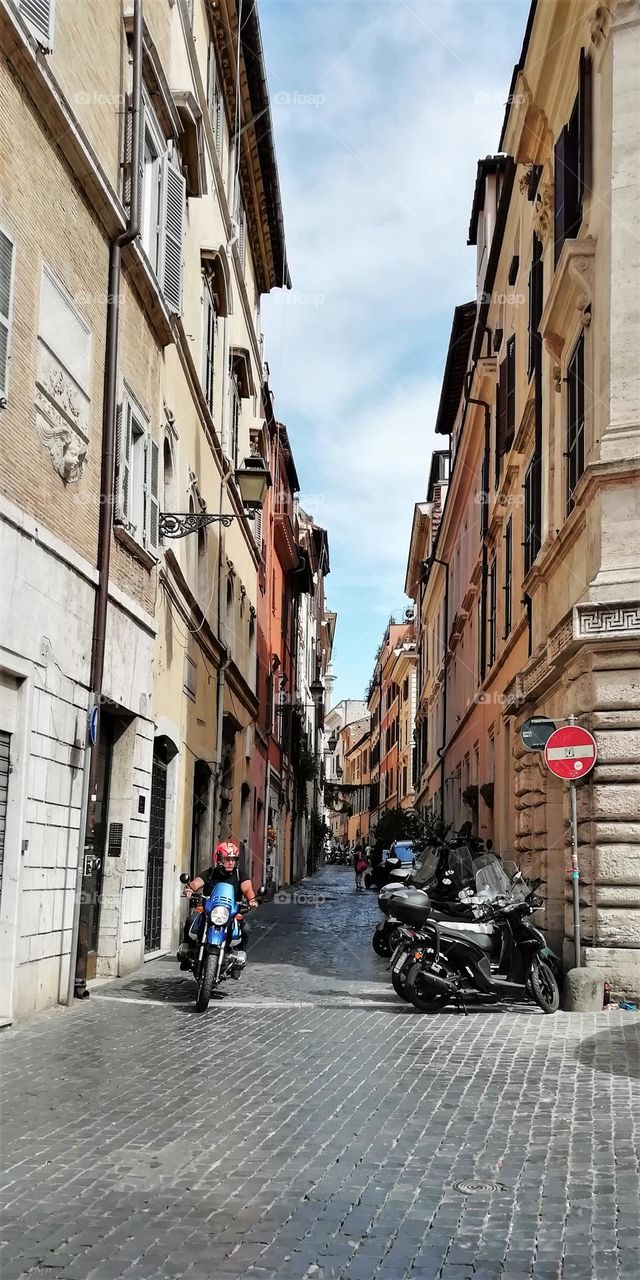 In a big noise city with traffic jams and narrow streets, a motorcycle has no competition to get to the necessary place on time.