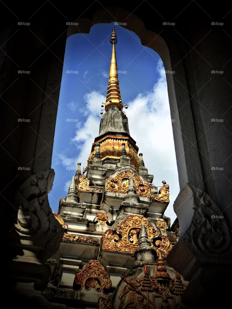 Phra Borommathat Chaiya, Surat Thani, Thailand.