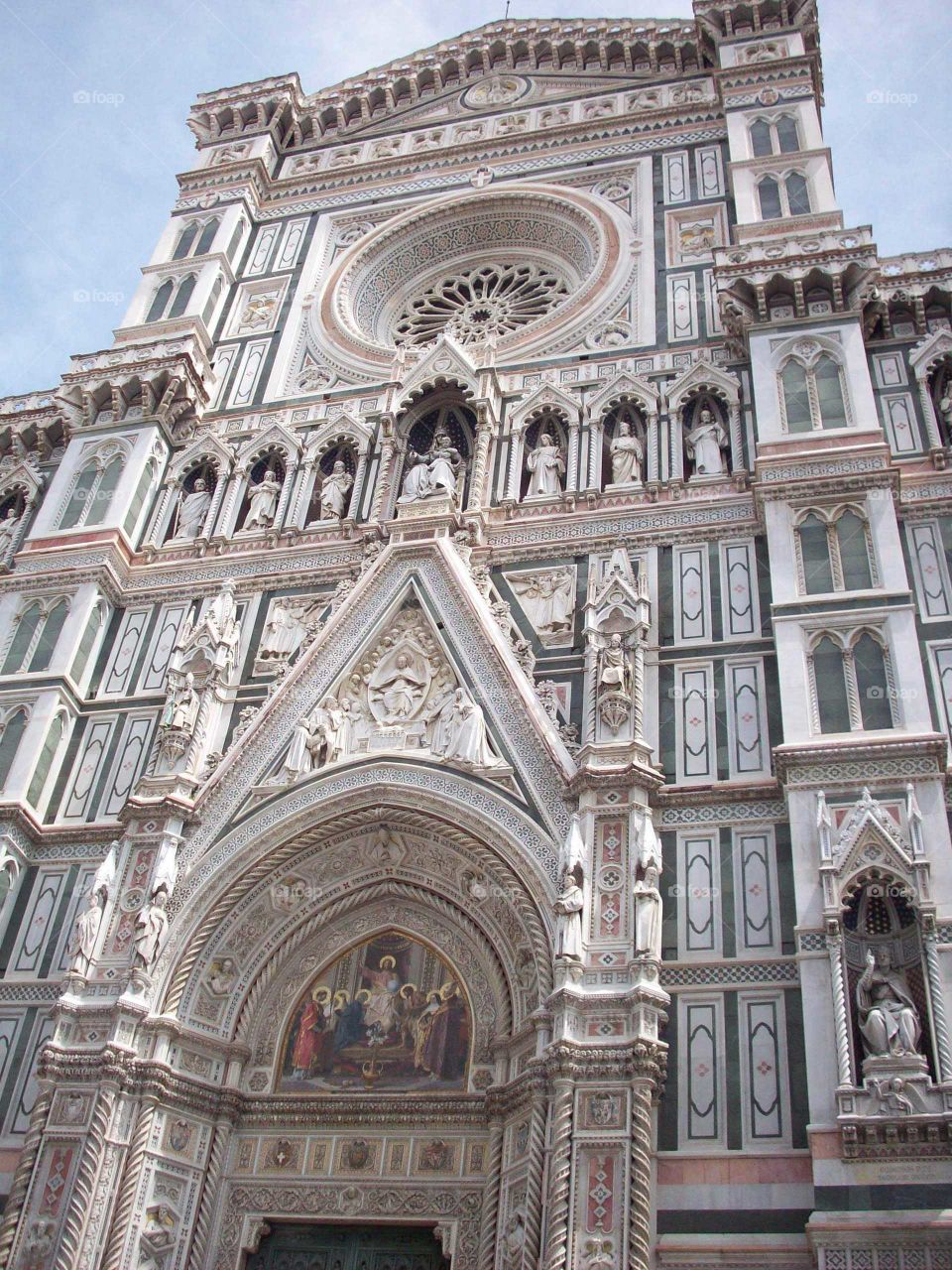 The magnificent Duomo of Florence, looking up