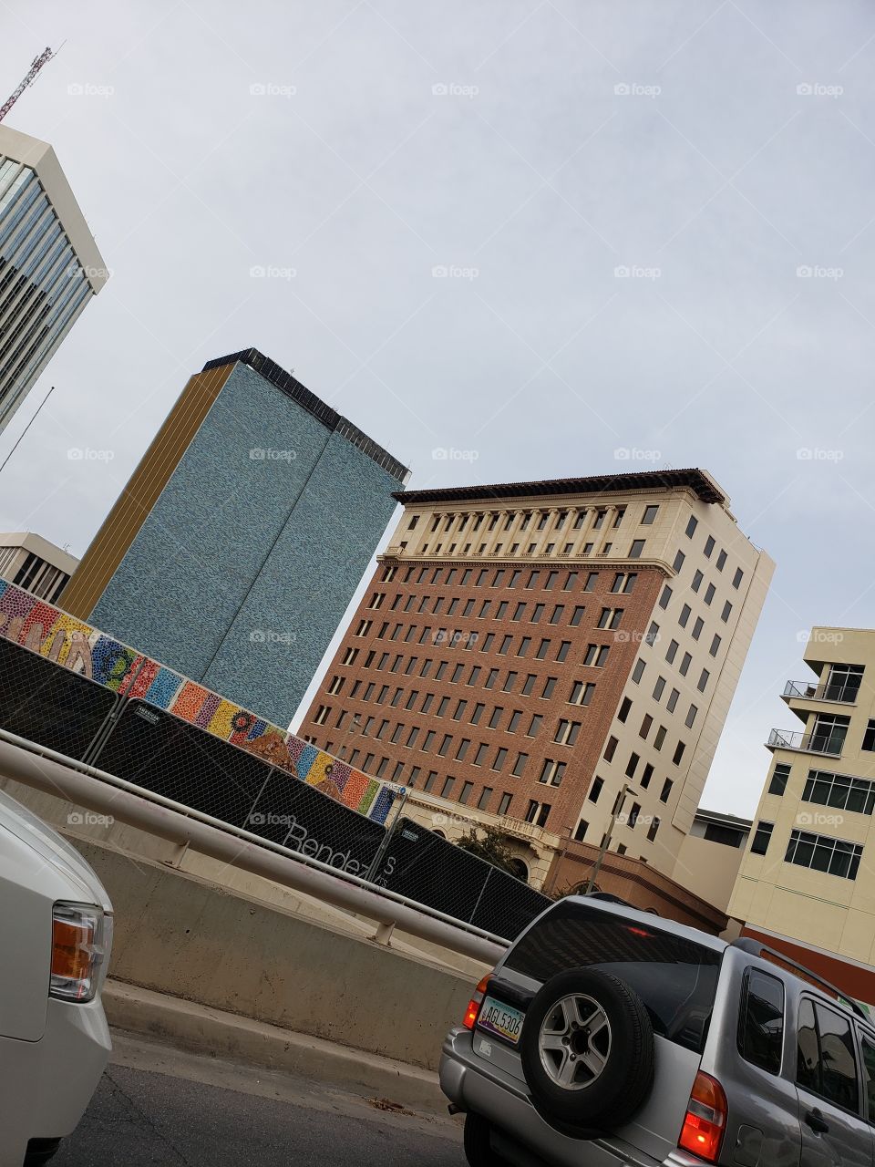 tall buildings down town