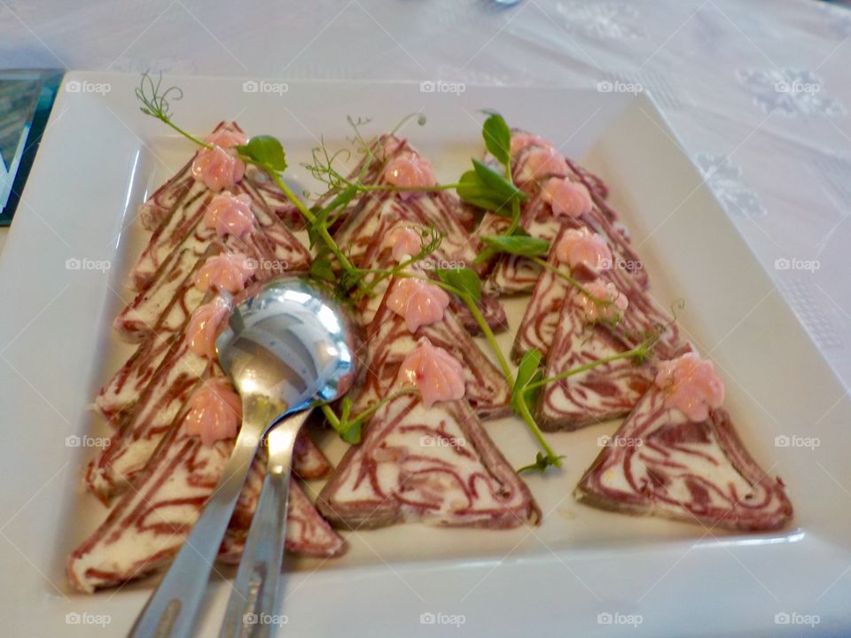 Lithuanian delicacy: horseradish & pigs ears