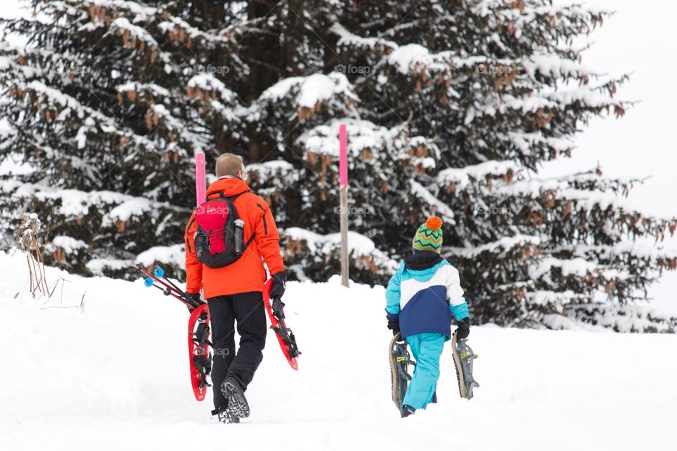 Walking On Snow