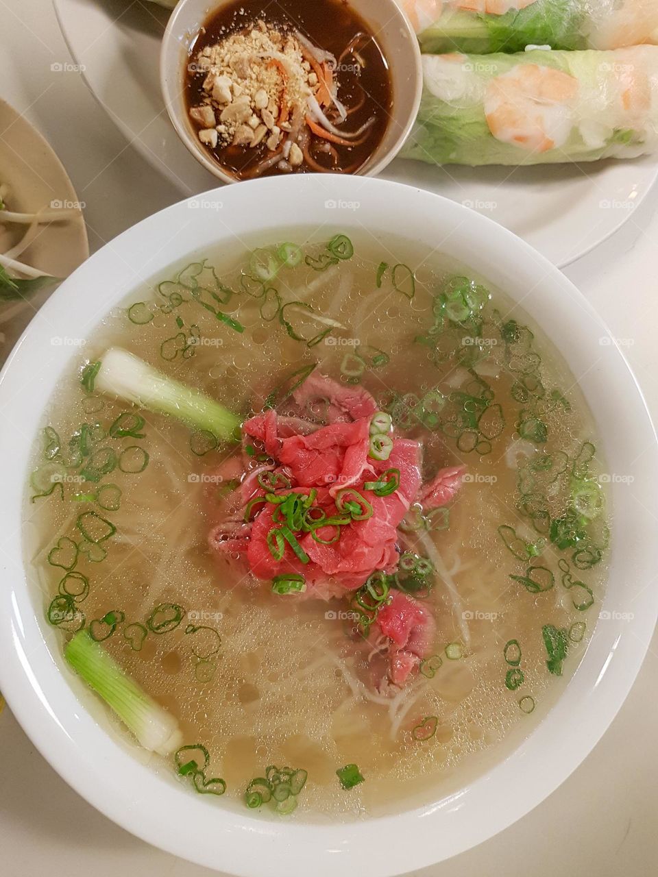 Tasty pho soup