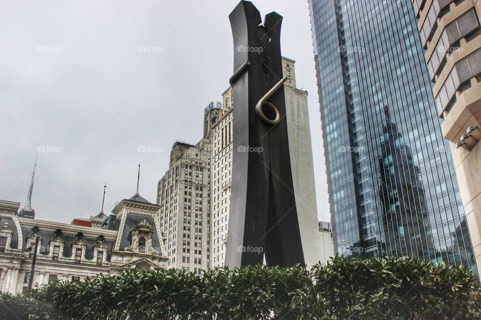 Clothespin at Centre Square