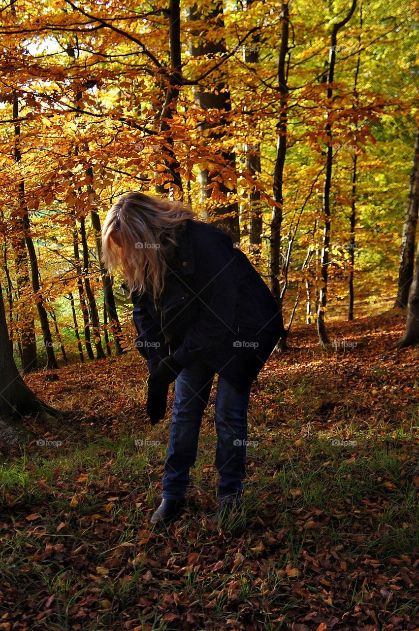 Girl in the Woods