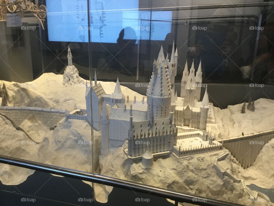 Model of Hogwarts in Warner Brothers studios