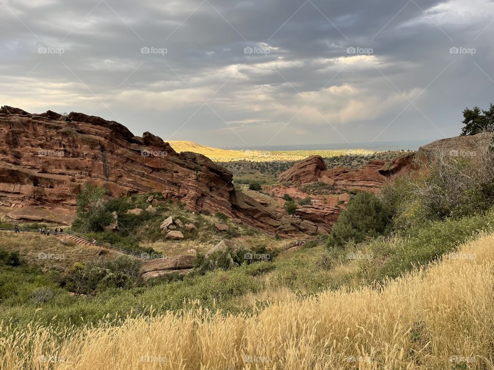 Sky, Rocks, Grass