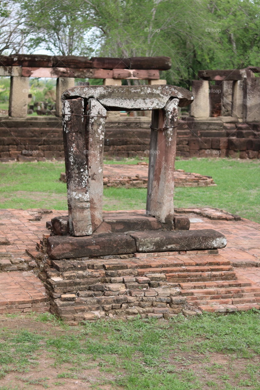 Prasat hin Phanom Wan ( Phanom Wan stone castle ) Nakhonratchasima Province , Thailand