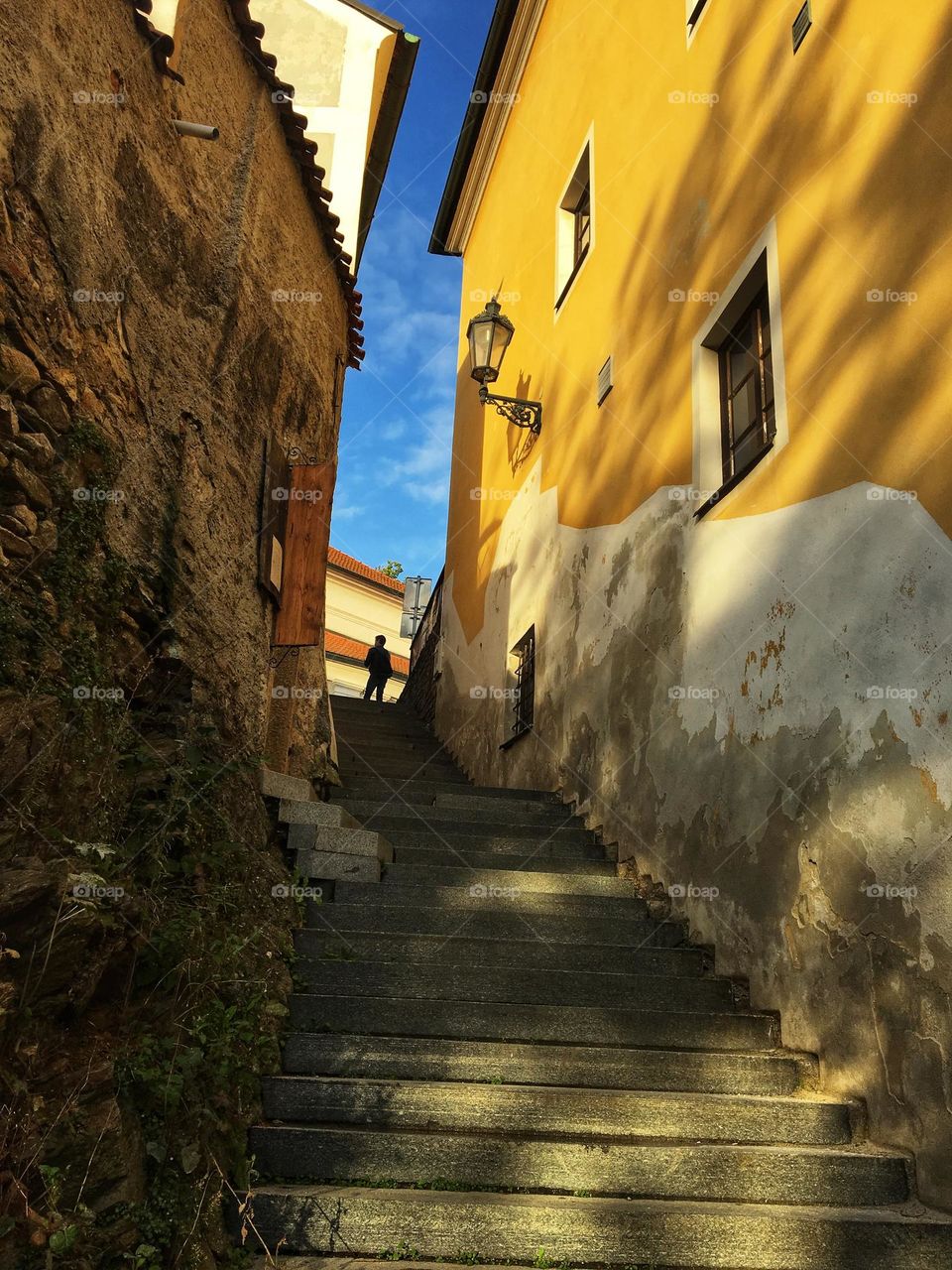 Yellow building in Česky Krumlov 