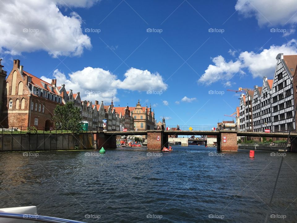 Gdansk - view from a boat