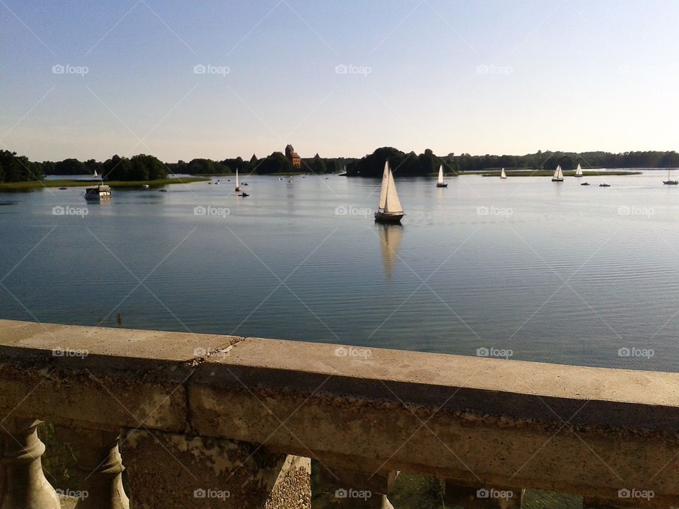 lake in the Trakai