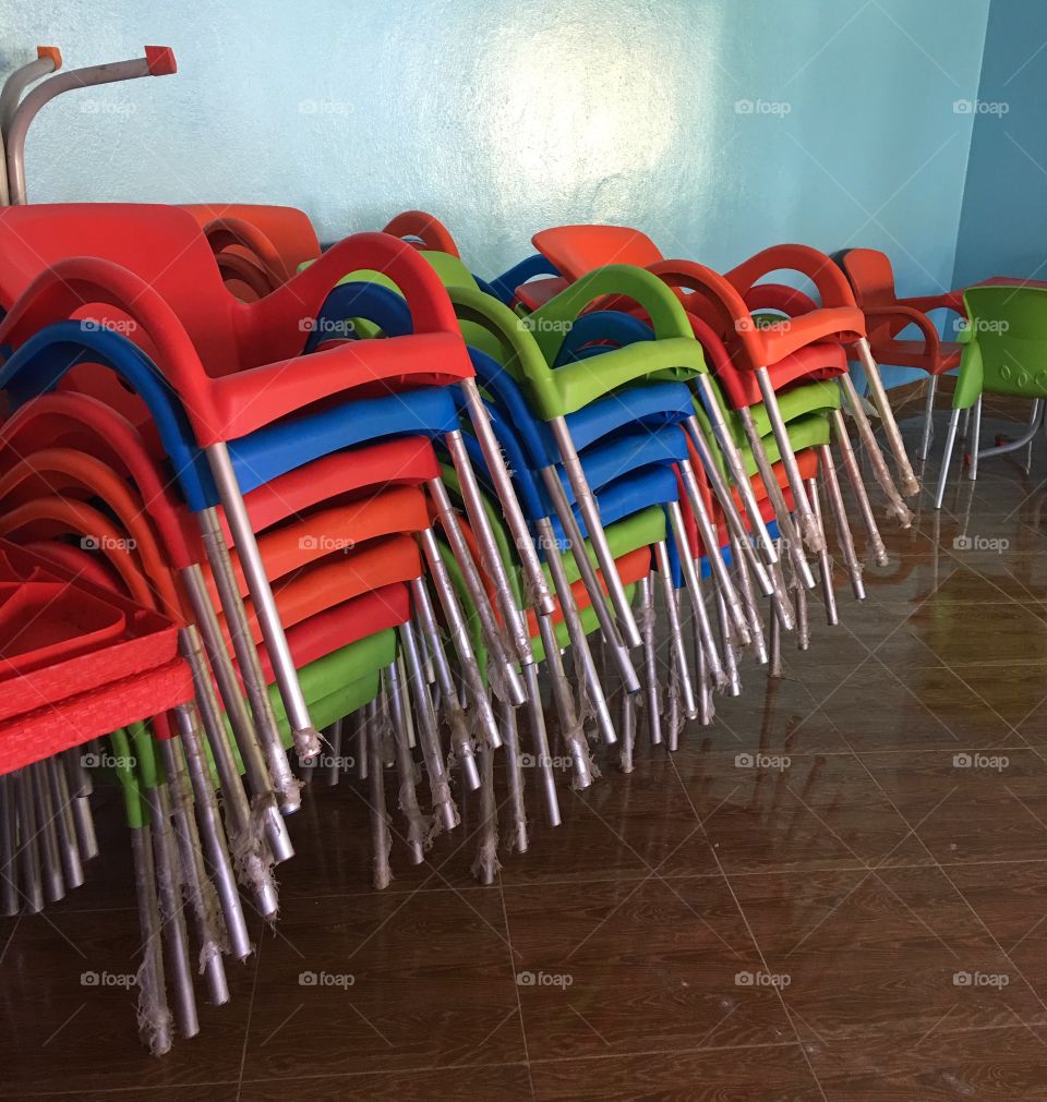 Chair, Seat, Empty, No Person, Row