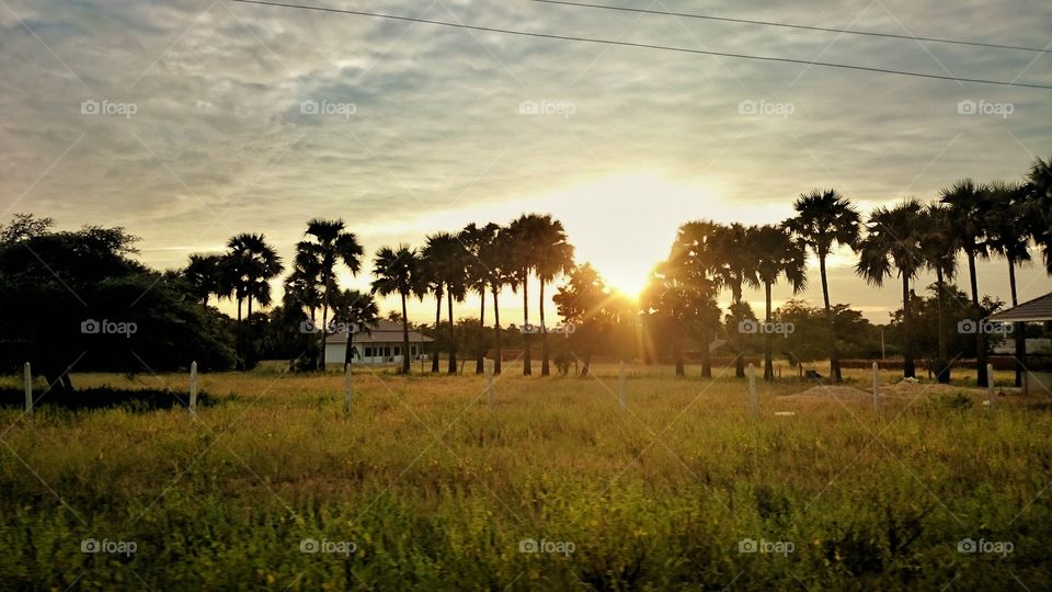 Sunset and Goodbye Bagan, Myanmar