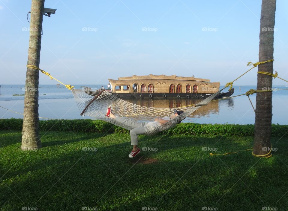 resting in Kerala