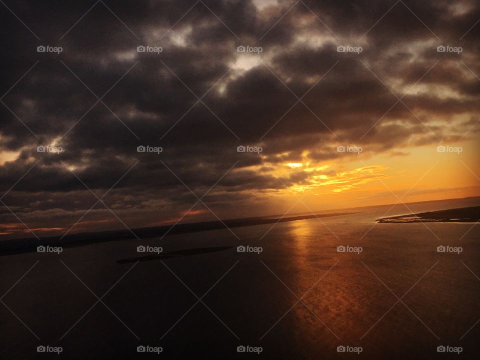 SunSet From 2000Ft above the ground