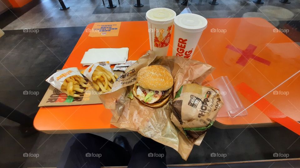 Burger King Meal in Tamsui District, New Taipei City, Taiwan-002