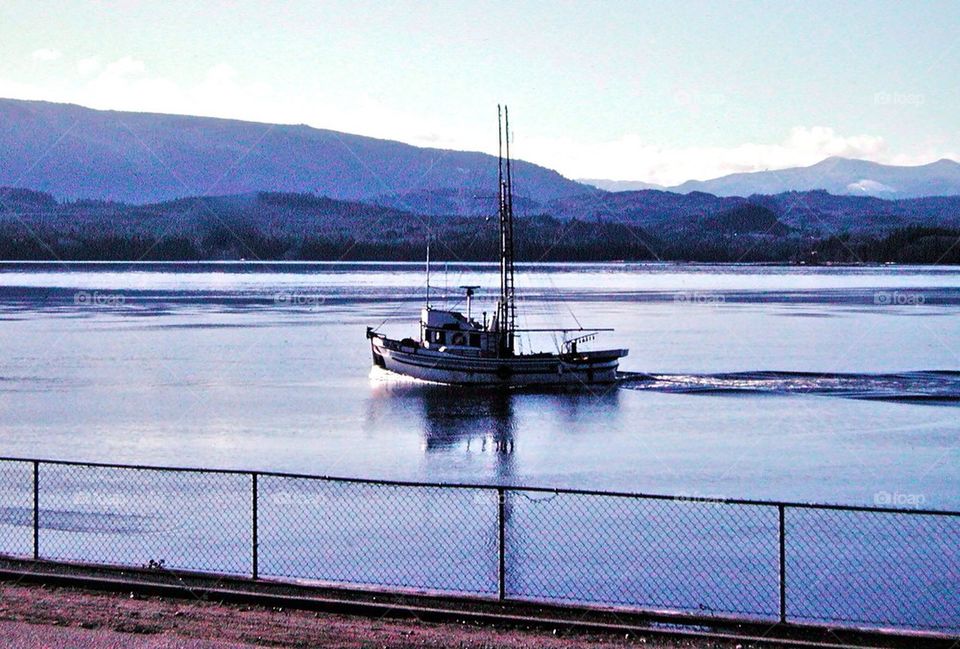 Fishing boat in Alert Bay