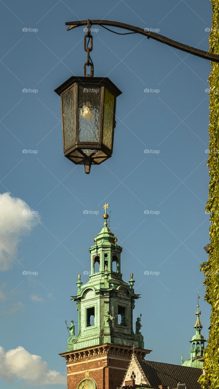 Cathedral tower at the Wawel Royal Castle