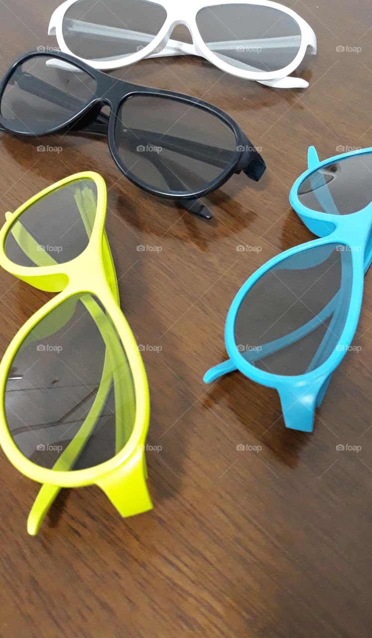 Colored glasses show a little of the personality of its users.