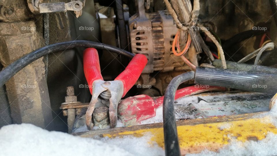 charging a skid steer battery