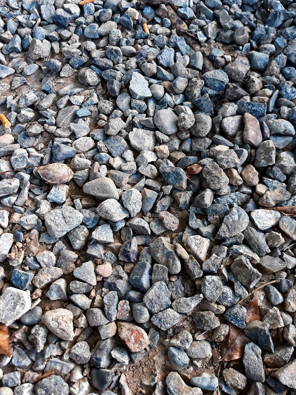 rocks on the ground