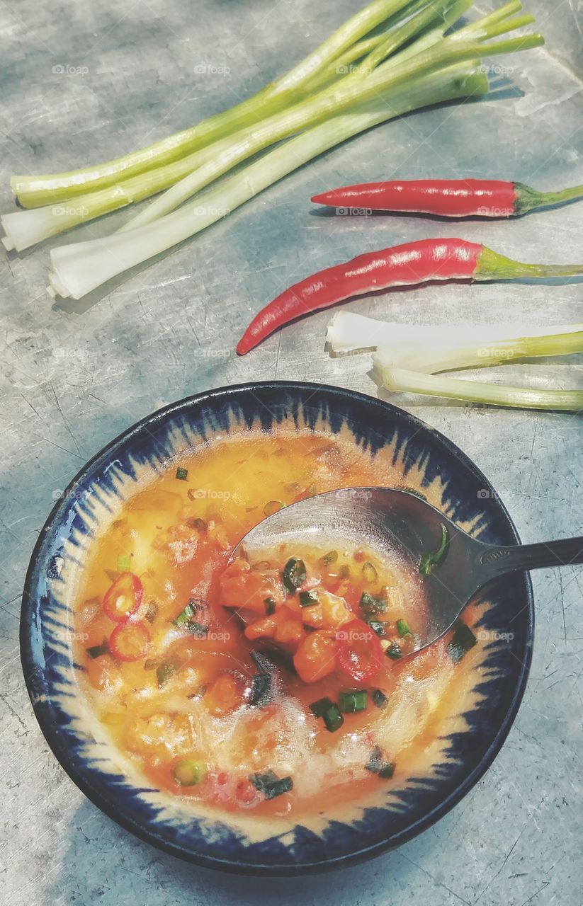 Vietnamese waterferncake.