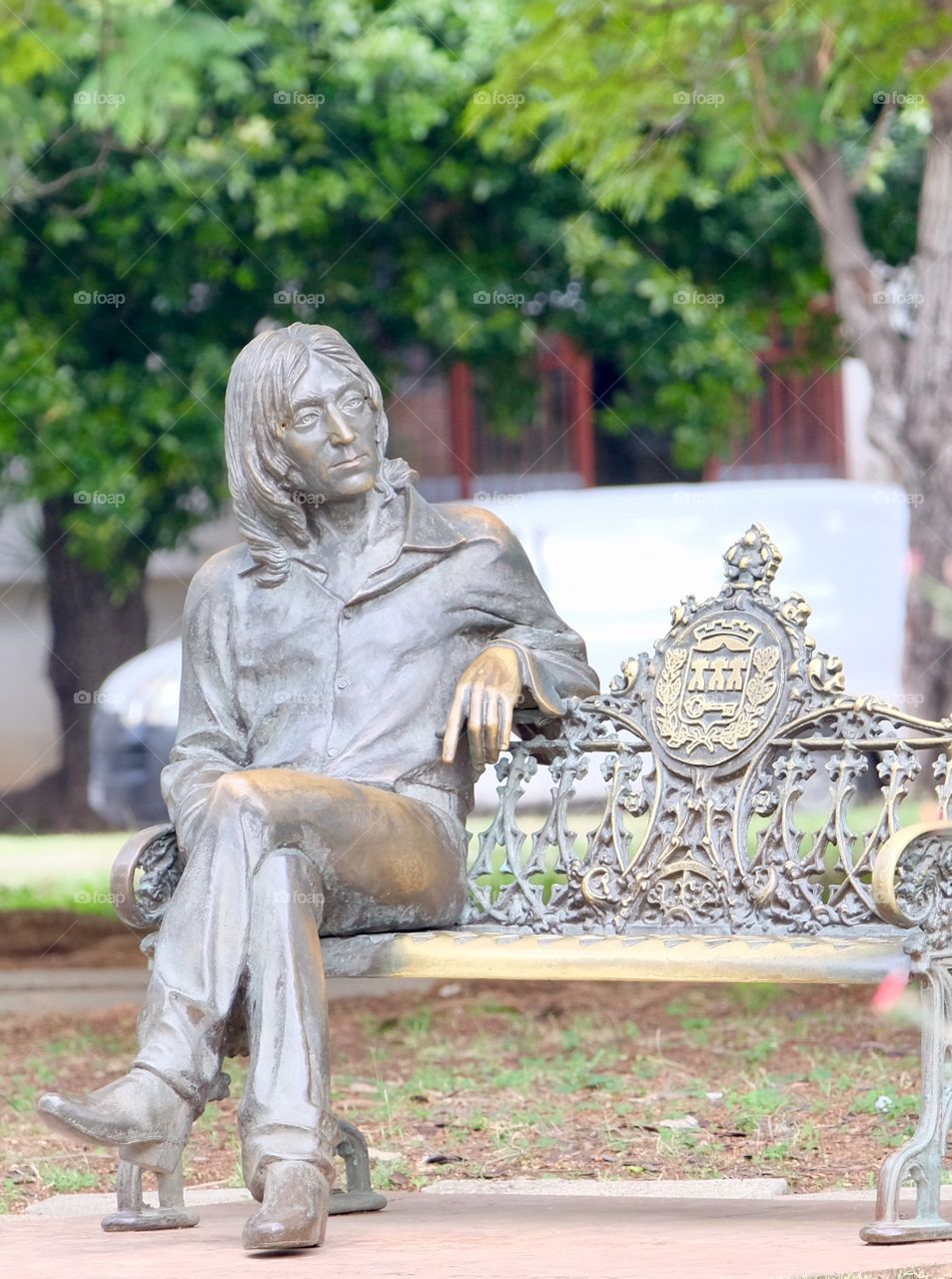 John Lennon statue in Havana, Cuba
