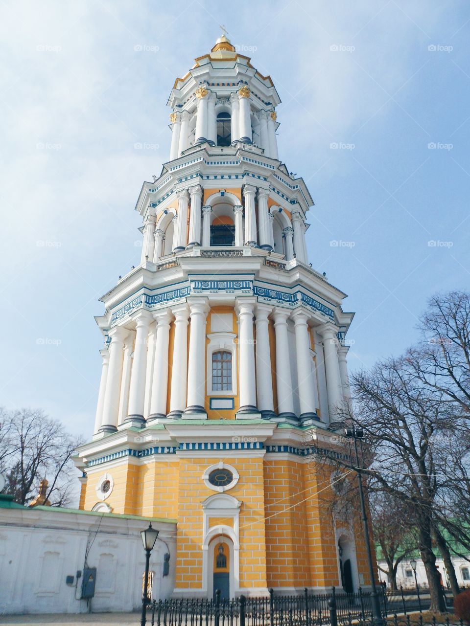 The Great Lavra Belltower is a high-altitude dominant of the Kiev-Pechersk Lavra; For one and a half centuries remained the tallest building in Ukraine